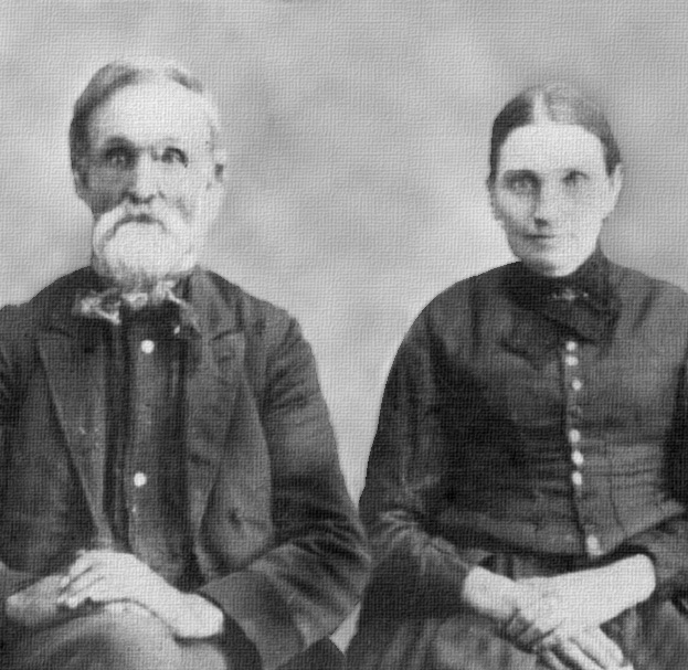 Elcania and Mary Tays Mills ca. 1870