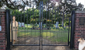 North Rockwell Gate - Cemetery gate is kept locked, call the secretary to arrange to have it unlocked.